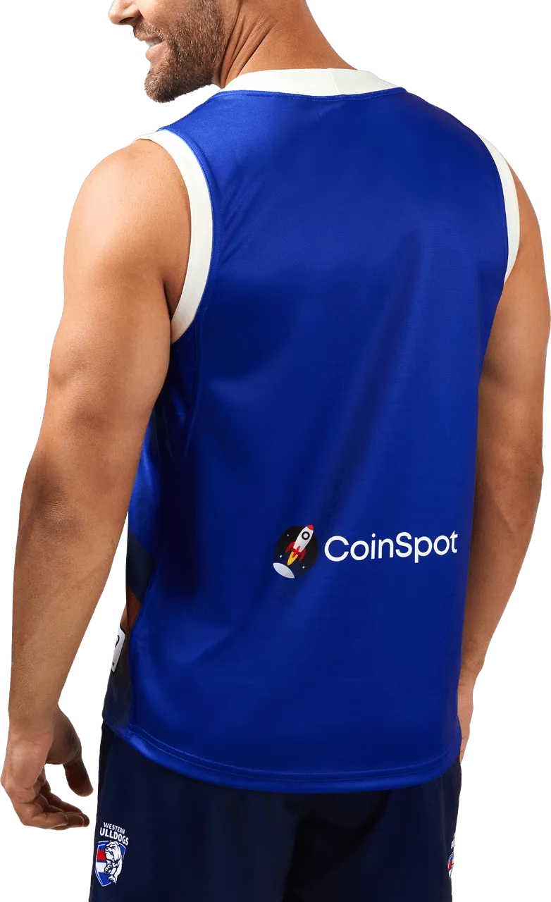 AFL 2024 Training Guernsey - Western Bulldogs - Adult - ASICS