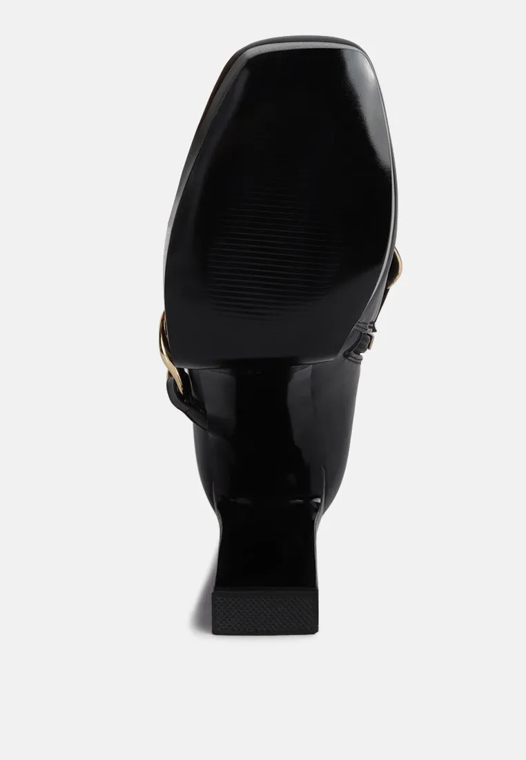 bambini high platform ankle boots