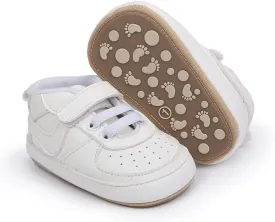Clowora Unsex Baby Shoes Boys Girls Infant Sneakers Non-Slip Soft Rubber Sole Toddler Crib First Walker Lightweight Shoes