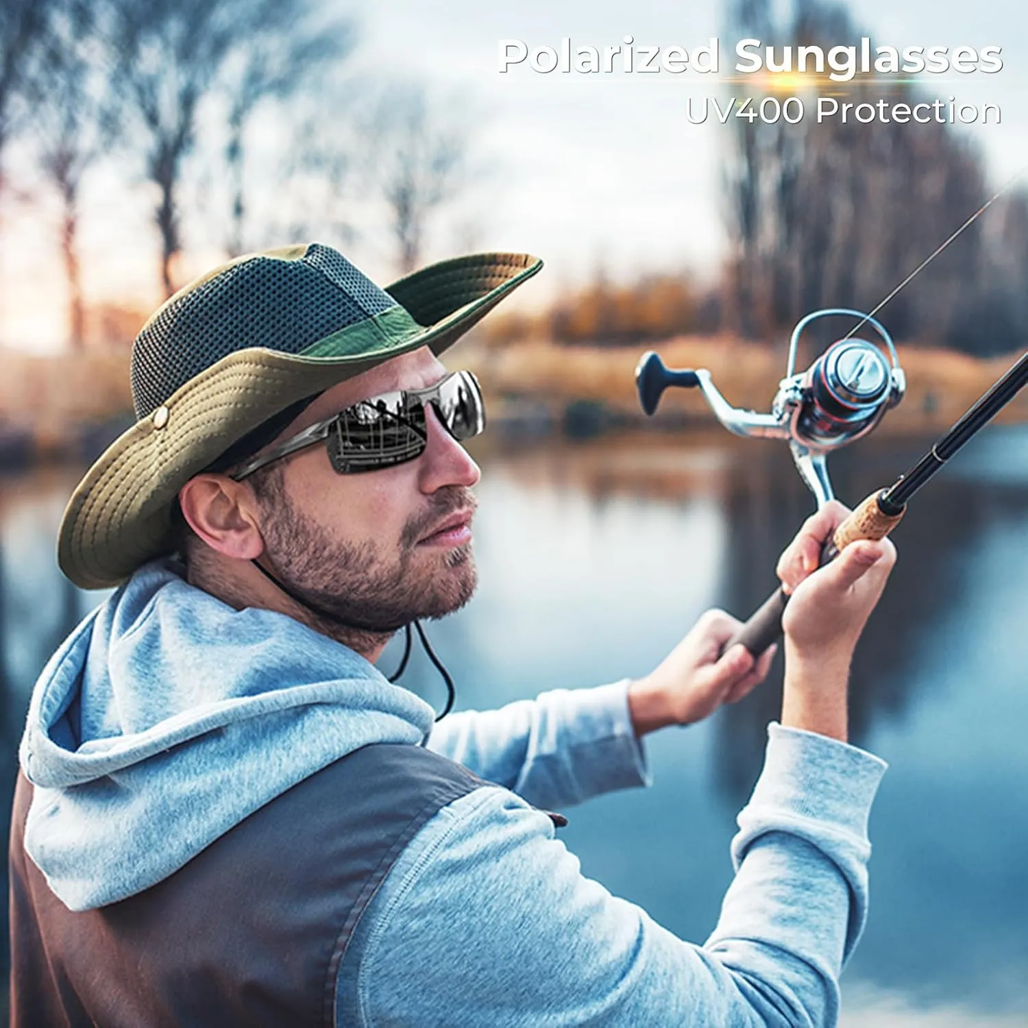 DADA-PRO Polarized Sunglasses Men Sport Driving Sun Glasses Ultralight Al-Mg Mirrored Shades UV400 Protection
