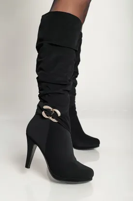Elegant High-Heeled Boots