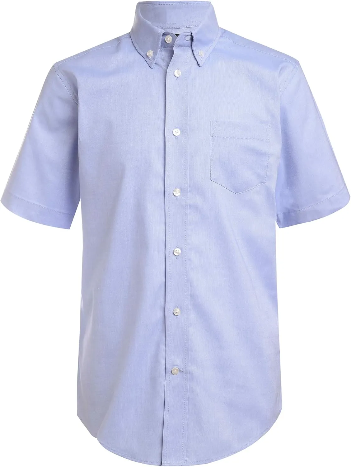 IZOD Uniform Young Men??s Short Sleeve Button-down Oxford Shirt