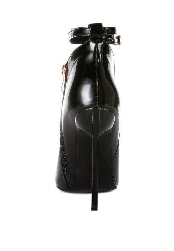 Love Potion Pointed Toe High Heeled Ankle Boots