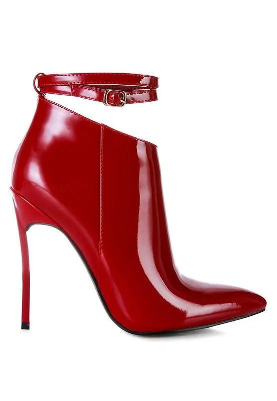 Love Potion Pointed Toe High Heeled Ankle Boots