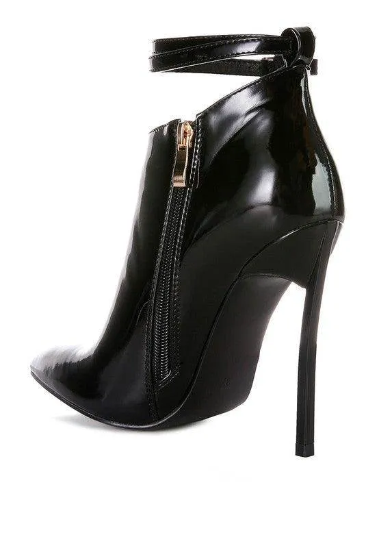 Love Potion Pointed Toe High Heeled Ankle Boots