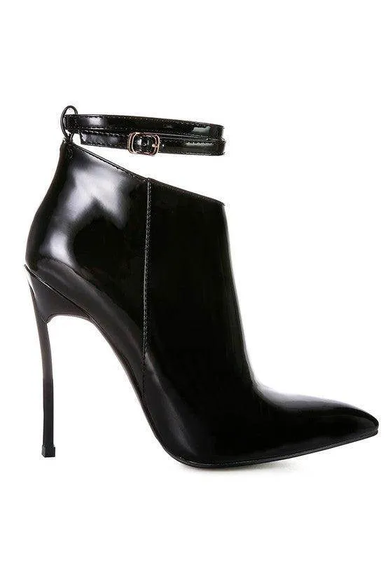 Love Potion Pointed Toe High Heeled Ankle Boots