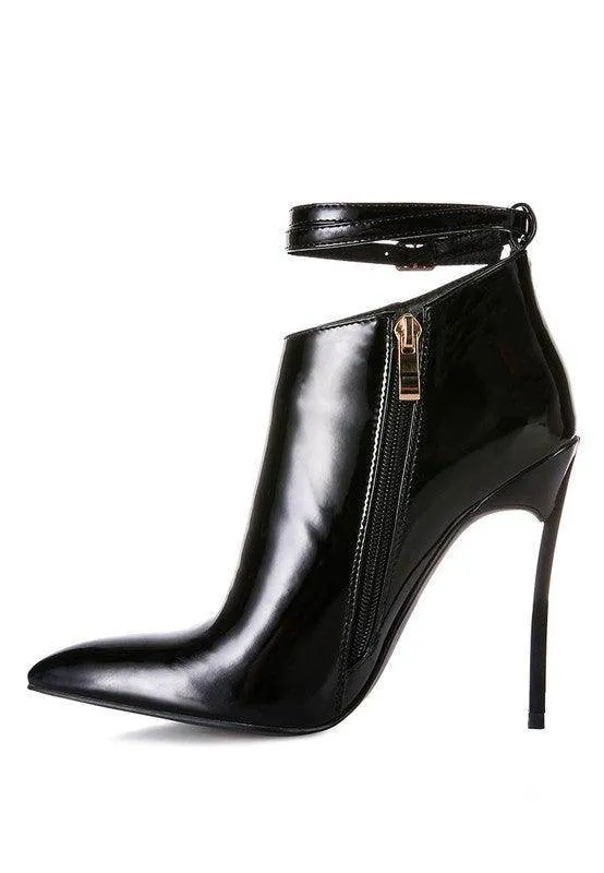 Love Potion Pointed Toe High Heeled Ankle Boots