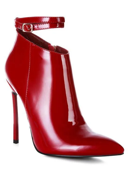 Love Potion Pointed Toe High Heeled Ankle Boots