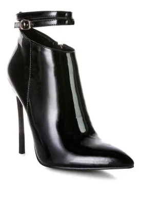 Love Potion Pointed Toe High Heeled Ankle Boots