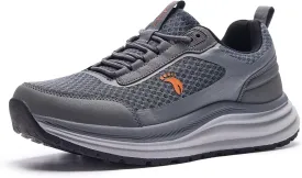 Men's Orthopedic Trail Running Shoes: Comfortable Arch Support Plantar Fasciitis Cross Training Athletic Sneakers, Orthotic Flat Feet Hiking Workout Tennis Walking Sports Shoes for Foot Heel Pain