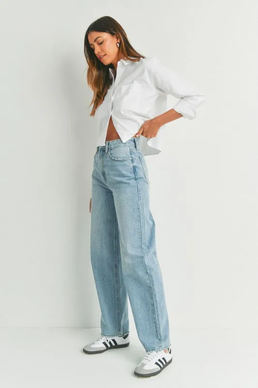 NEWEST ARRIVAL Light Denim High Rise Skater Jeans