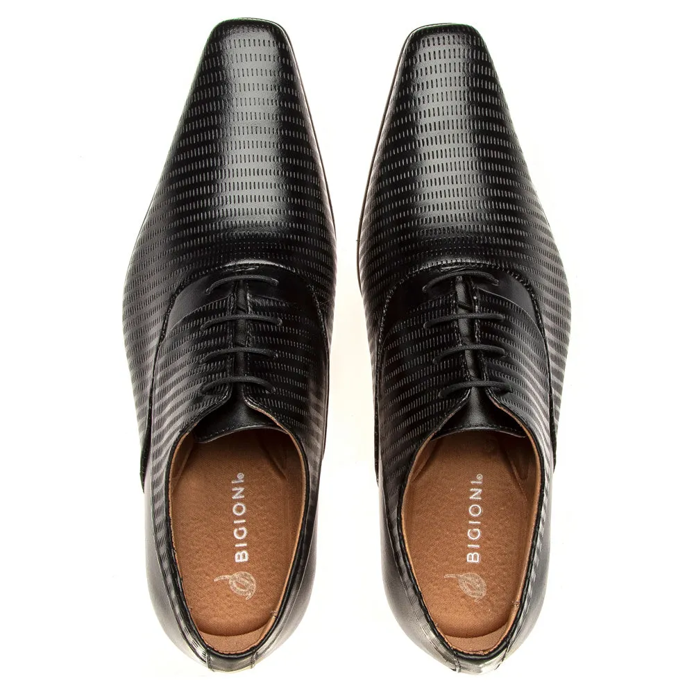 Oxfords Classic Shoes Printed Leather Dress Lace Up Italian Style