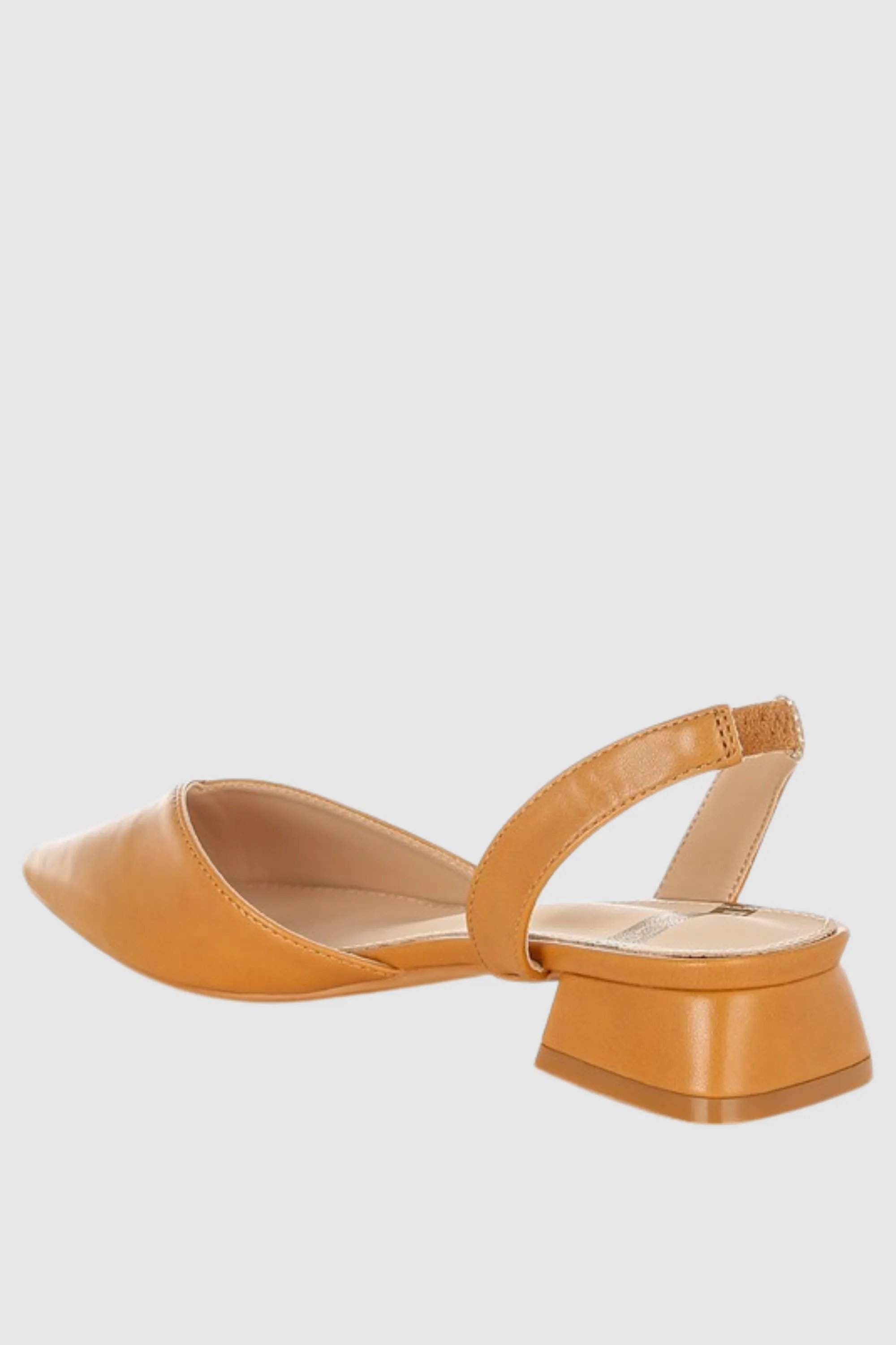 Soft Genuine Leather Slingback Flats