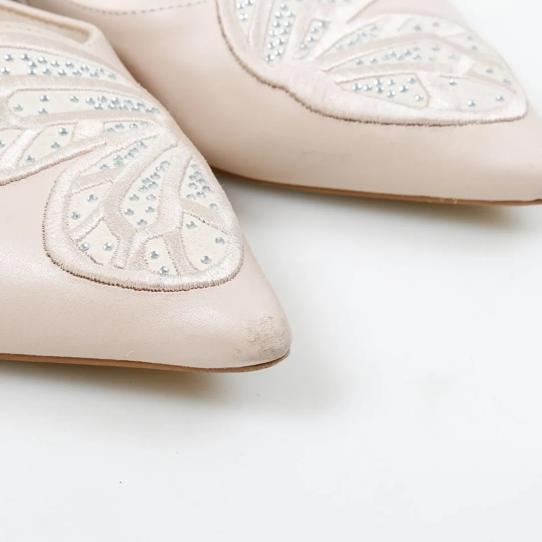Sophia Webster Butterfly Embellished Flats Size 36
