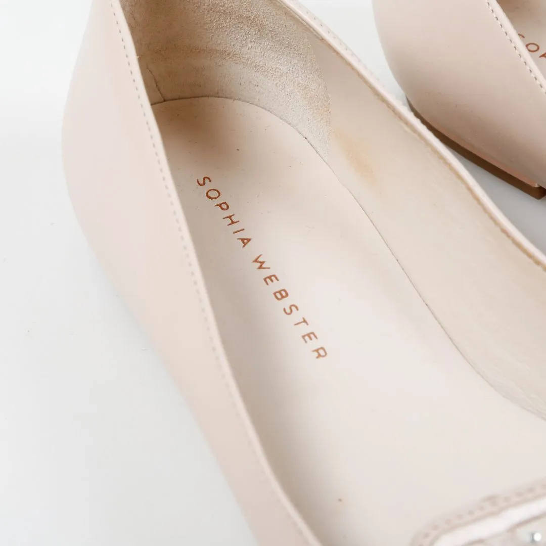 Sophia Webster Butterfly Embellished Flats Size 36