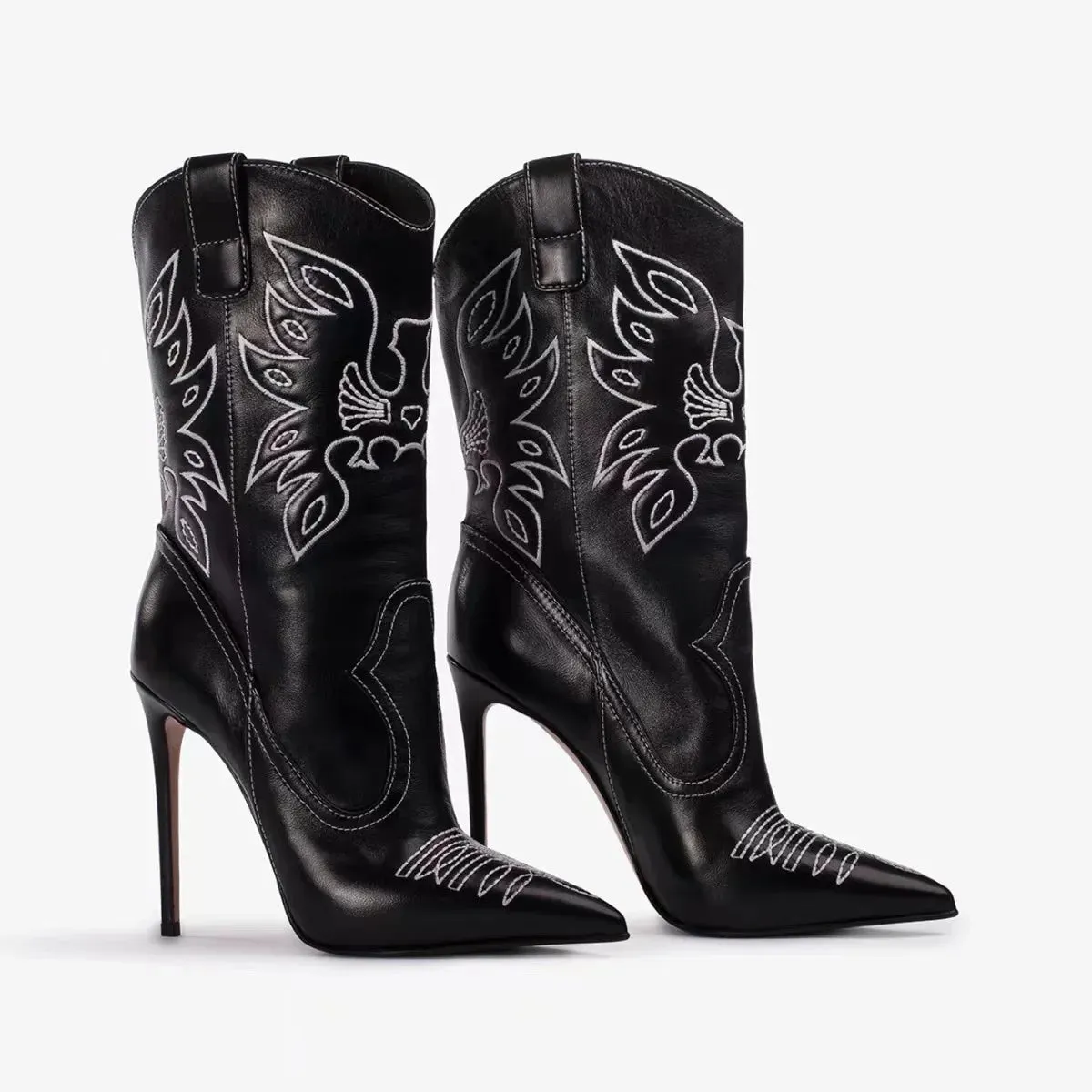 Southern Cowgirl High Heeled Boots
