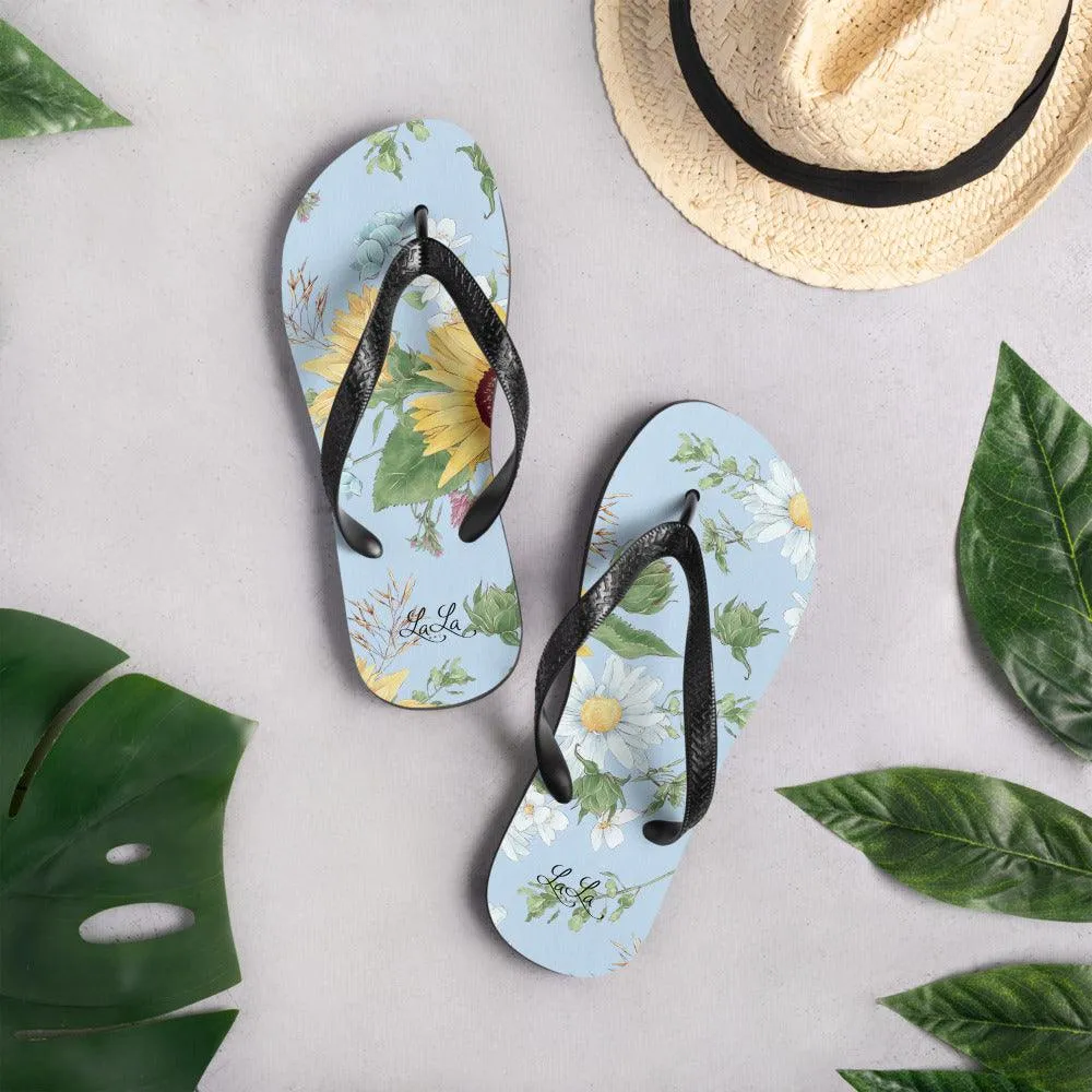 Sunflower Flip-Flops